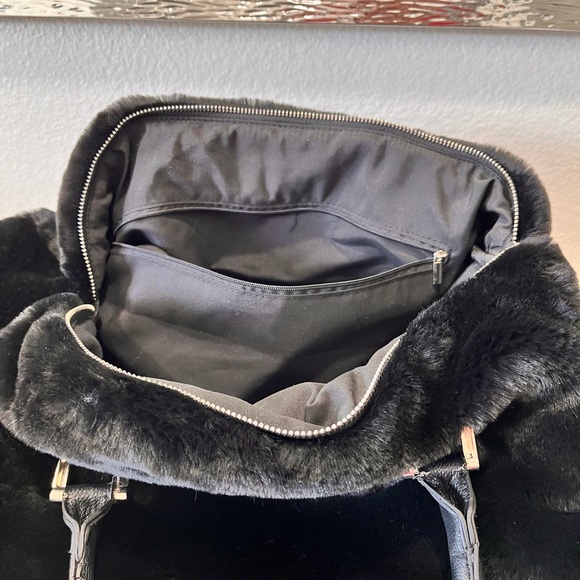 Z Gallerie Natasha weekender fur tote bag - Picture 7 of 14